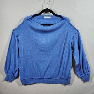 We The Free Sweater Womens Small Dolman Sleeve Ribbed‎ Pullover Lightweight Top